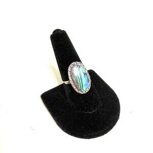 😍"Put a Ring On IT Event" Abalone Shell Sterling Ring